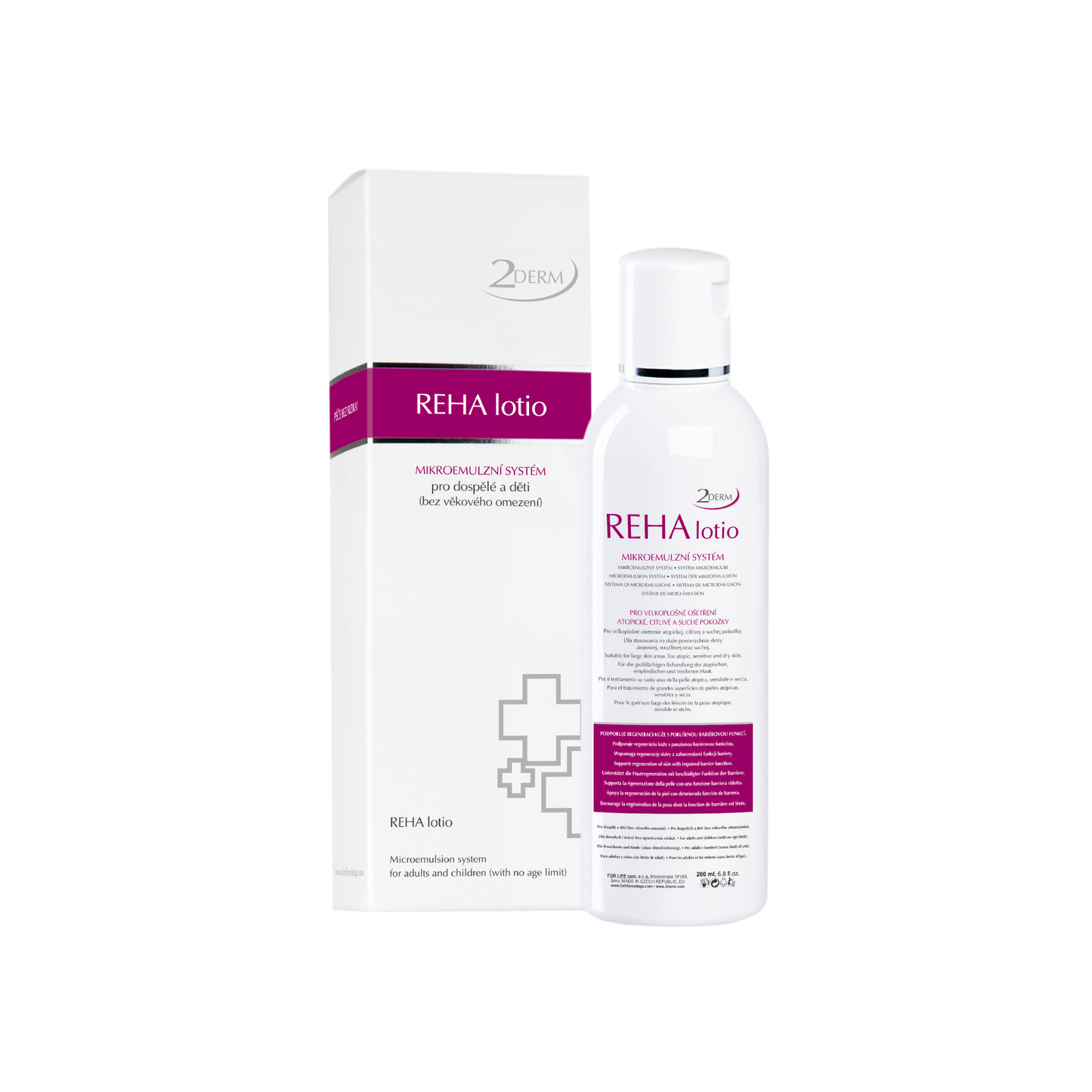 2DERM REHA ĶERMEŅA LOSJONS