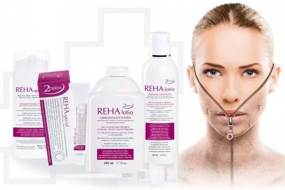 2DERM dermokosmētikas produkti sausas, jutīgas un bojātas ādas aizsargbarjeras kopšanai