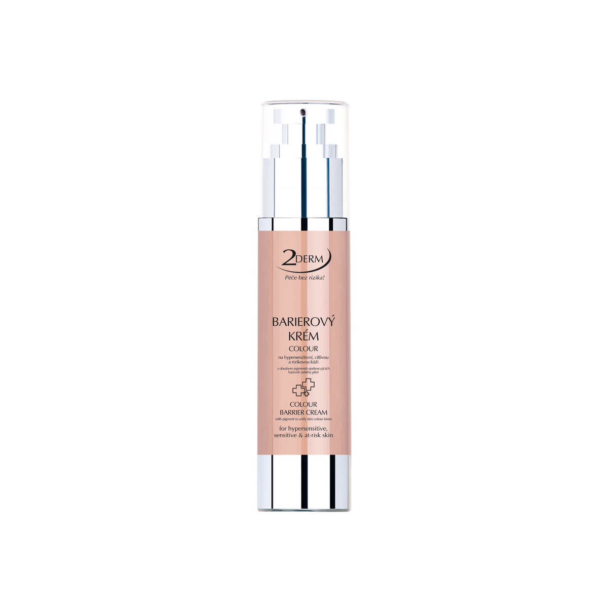 Tinted protective barrier cream for sensitive skin