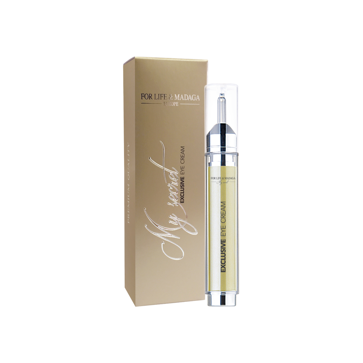 Moisturizing eye cream with hyaluronic acid