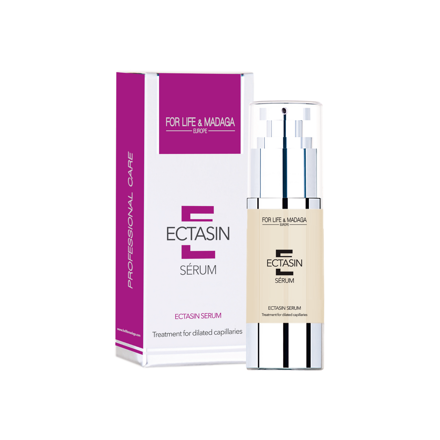 EKTAZĪNA SERUMS PAPLAŠINĀTIEM KAPILĀRIEM