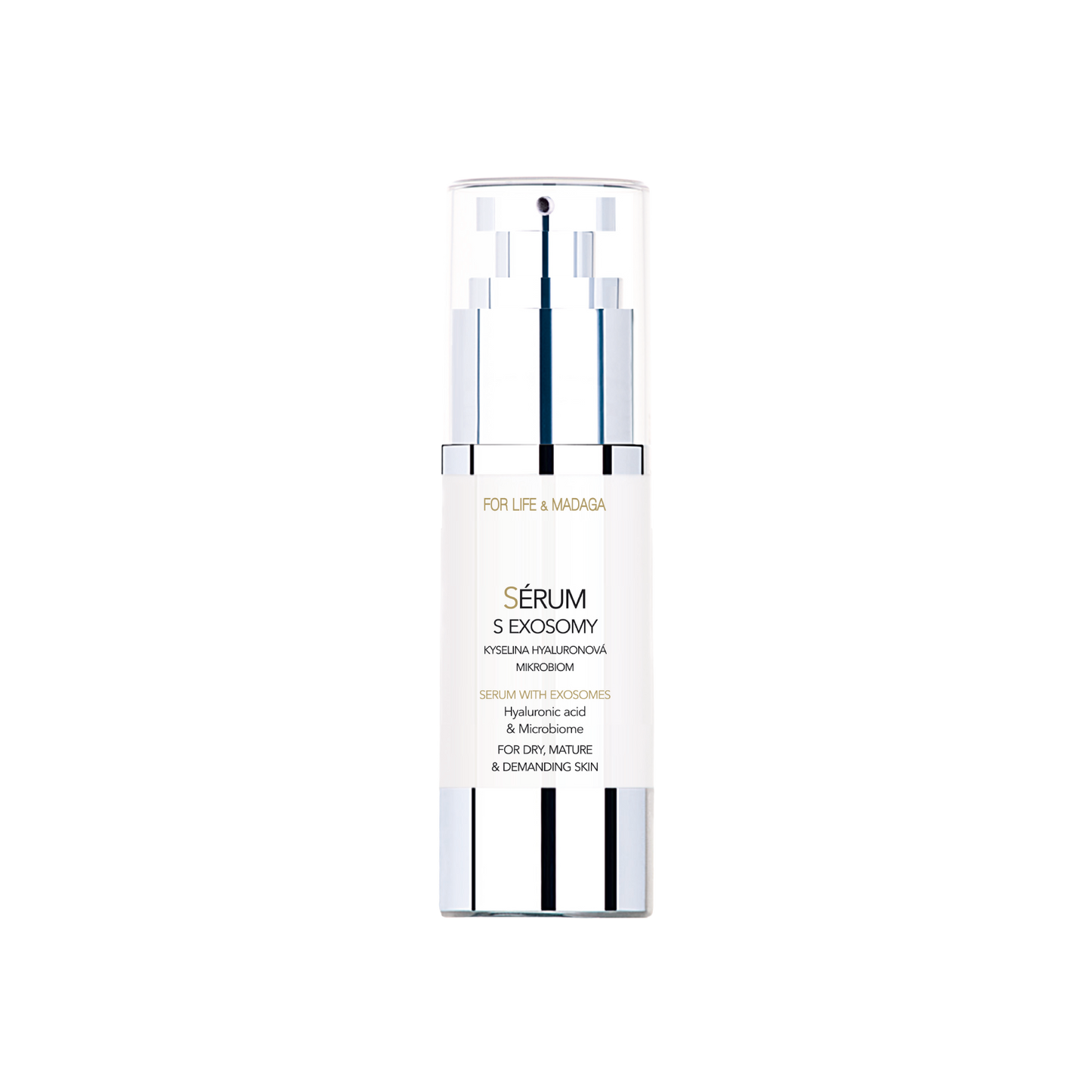 SERUMS AR EKSOSOMĀM UN HIALURONSKĀBI, MIKROBIOMU