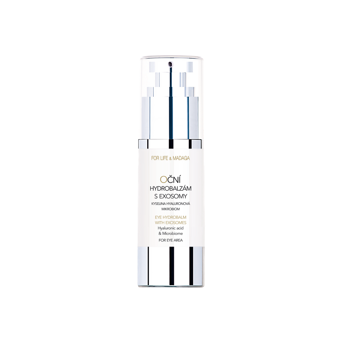 Moisturizing eye balm with exosomes