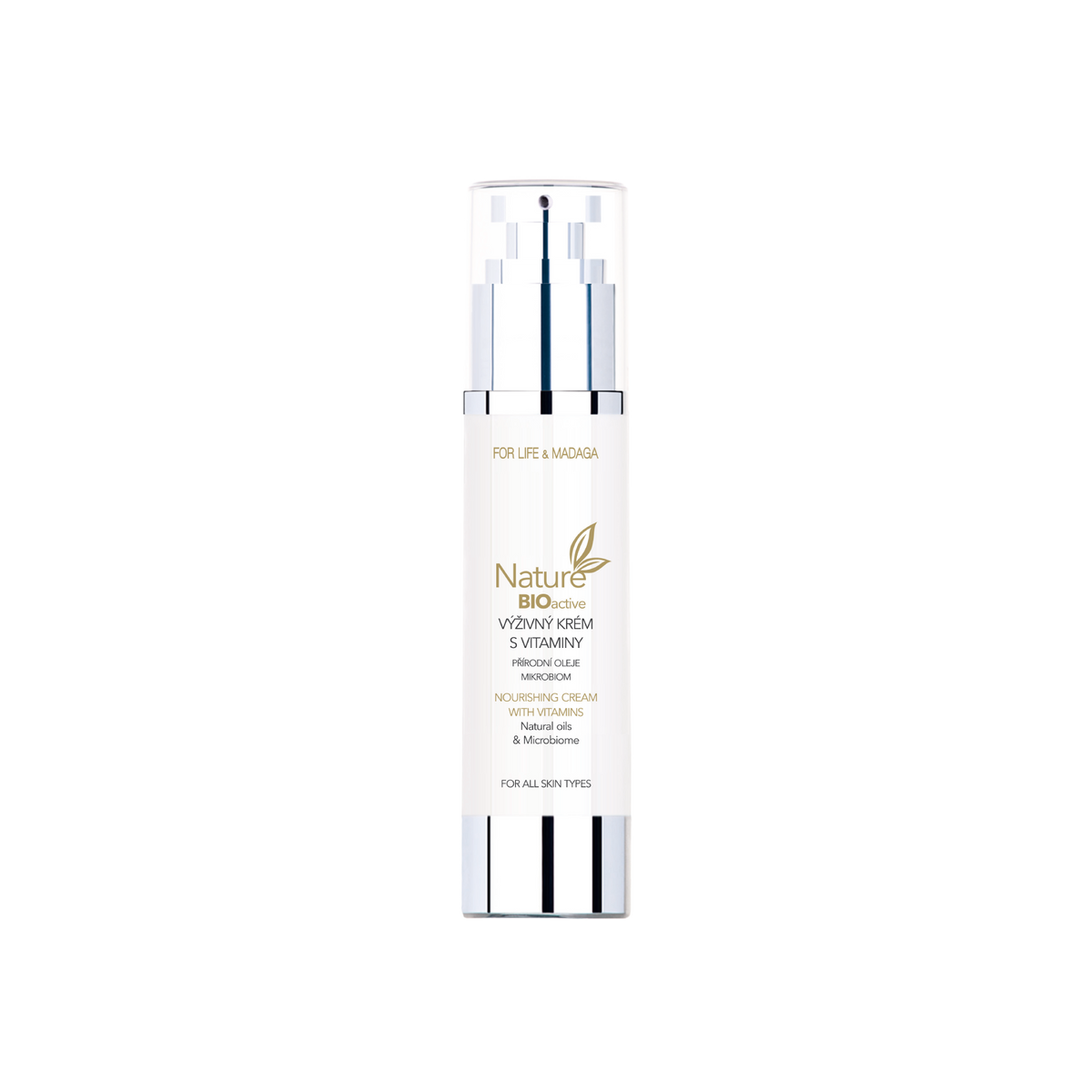 Nourishing face cream with vitamins