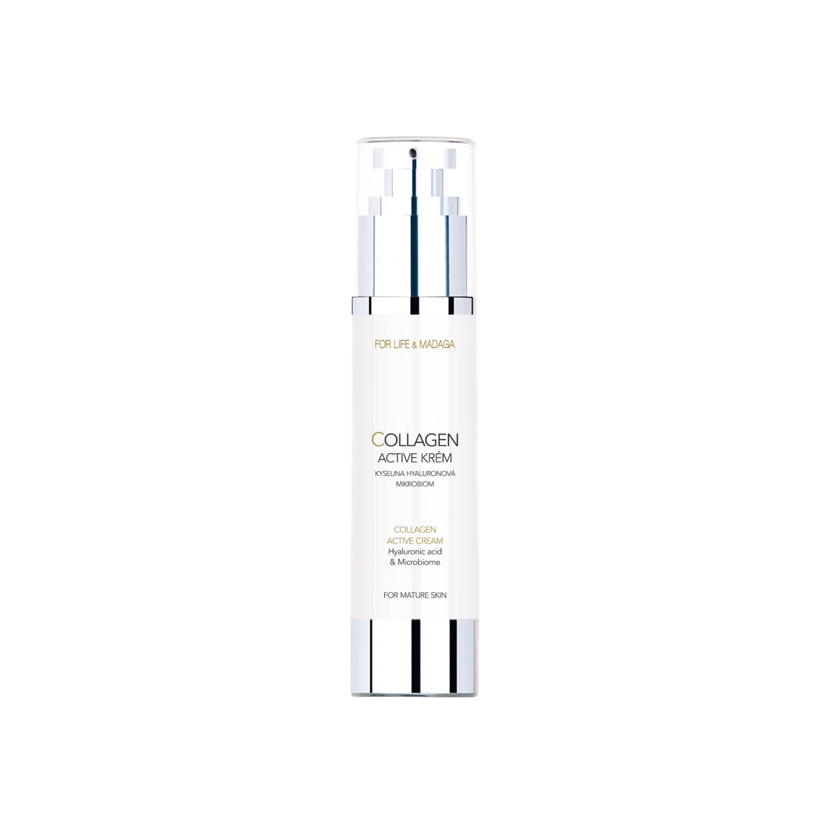 Collagen face cream with hyaluronic acid
