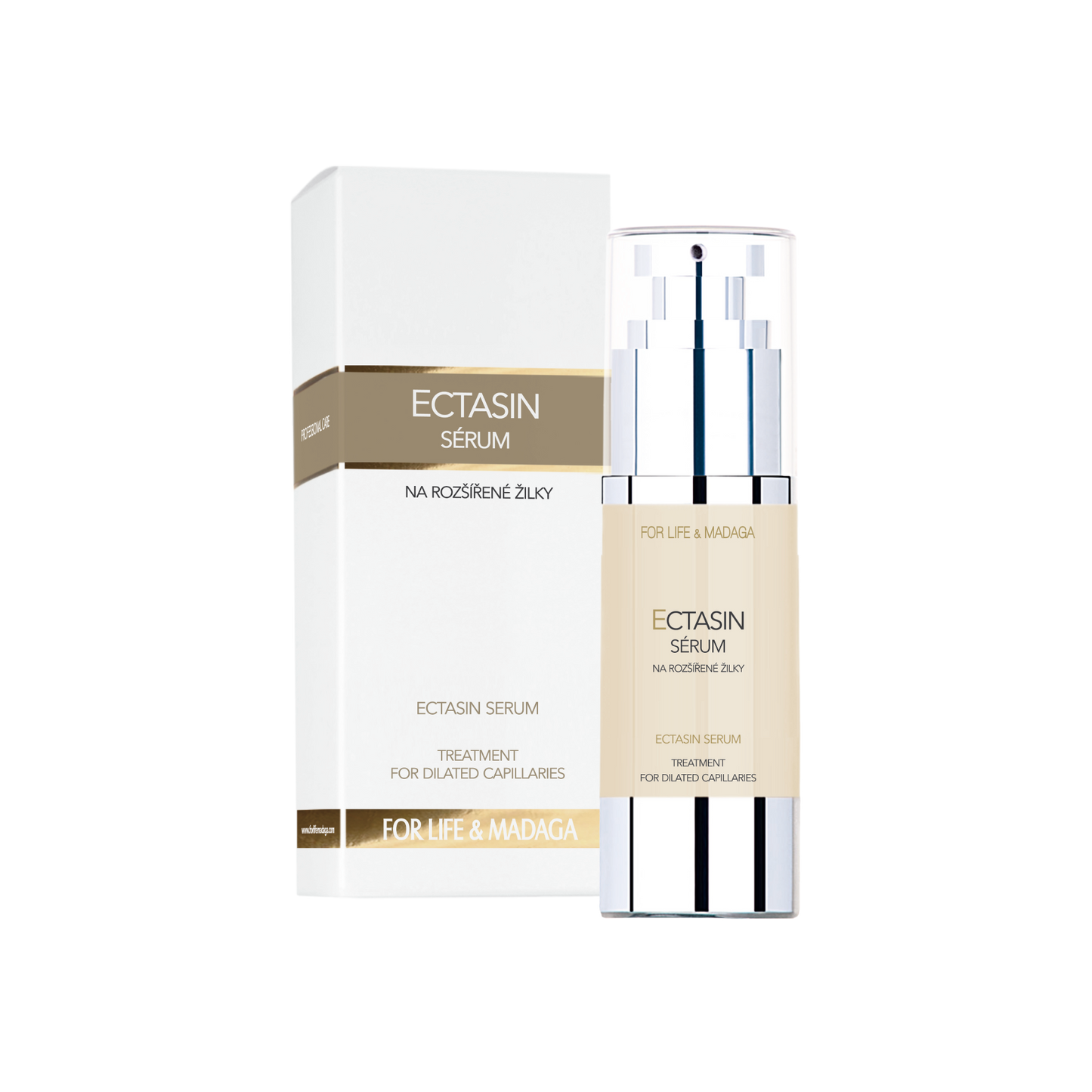 ECTASIN serums jutīgai un kuperozai ādai