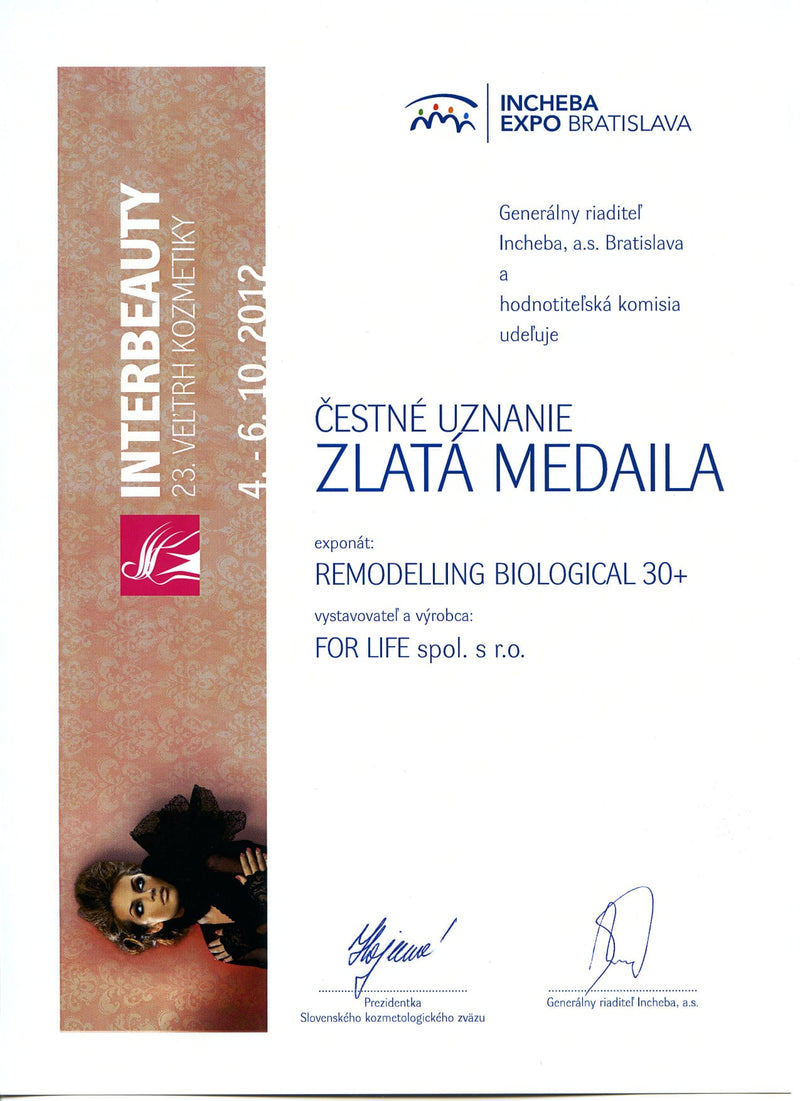 Interbeauty Золотая медаль 2012